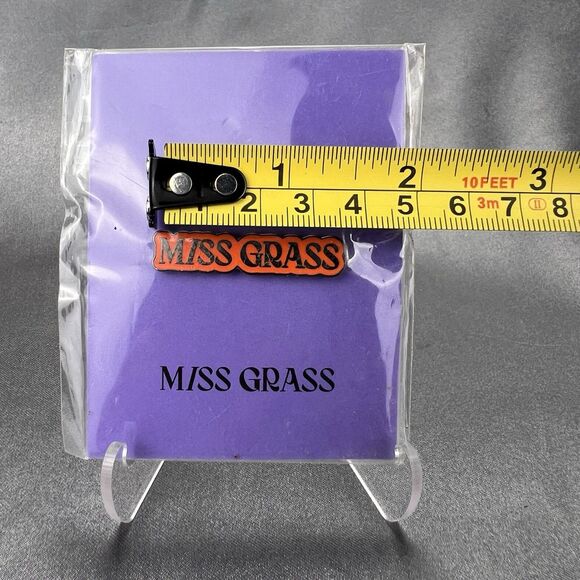 Miss Grass Enameled Pin 420 Cannabis Carts Merchandise Weed Lover Birthday Gifts - Picture 2 of 4